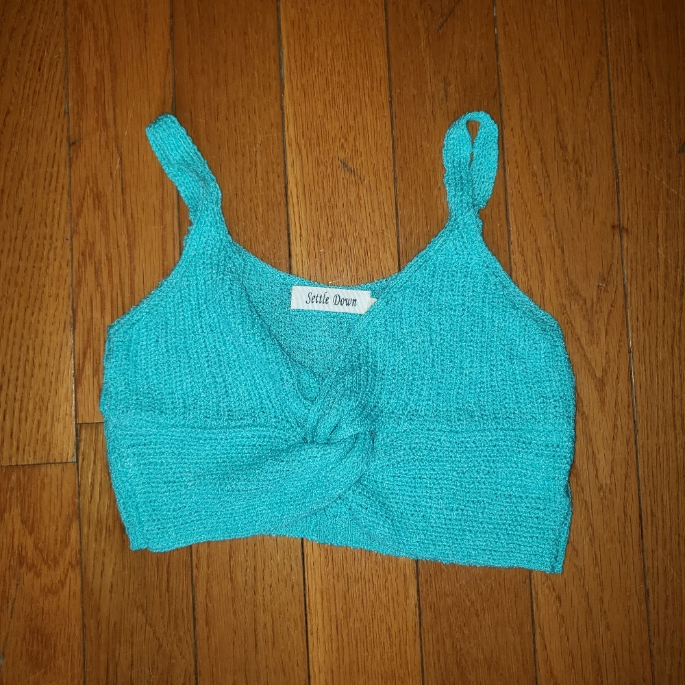 Teal tanktop